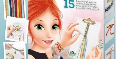 Buki France Be Teens Deluxe Friendship Bracelets Jewellery Making Gift Set. 15x Friendship Bracelets with Instructions & Accessories. Arts & Crafts Present for Kids. Suitable for Boys & Girls 8+