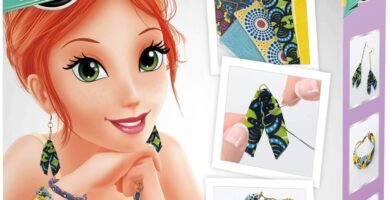 Buki France Be Teens Wax Print Jewellery Making Gift Set. Jewellery Making Kit. Customise Bracelets & Earrings with Accessories & Instructions. Arts & Crafts for Kids. Suitable for Boys & Girls 8+