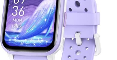 Butele Kids Smart Watch Girls Boys, Smart Watch for Kids Game Smart Watch Gifts for 4-16 Years Old with Sleep Mode 20 Sports Modes 5 Games Pedometer Birthday Gift for Boys Girls (Purple) Butele Kids Smart Watch Girls Boys, Smart Watch for Kids Game Smart Watch Gifts for 4-16 Years Old with Sleep Mode 20 Sports Modes 5 Games Pedometer Birthday Gift for Boys Girls (Purple)