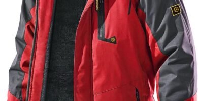 CARWORNIC Men’s Windproof Mountain Ski Jacket Winter Warm Snow Hooded Windbreaker Hiking Snowboarding Coat