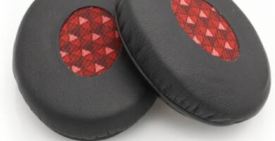 CLSSLVVBN 1 Pair Earphones Cushions Ear Pads Professional Head-mounted Gaming Accessories Covers Replacement for Bose OE2 Headphones, Black+Red CLSSLVVBN 1 Pair Earphones Cushions Ear Pads Professional Head-mounted Gaming Accessories Covers Replacement for Bose OE2 Headphones, Black+Red