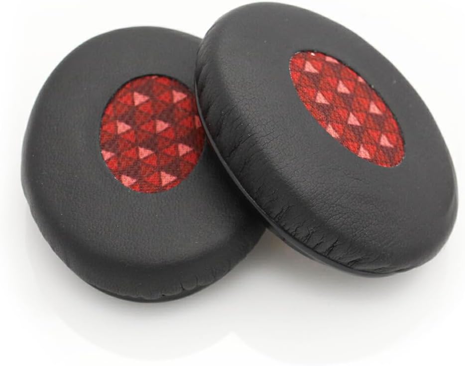 CLSSLVVBN 1 Pair Earphones Cushions Ear Pads Professional Head-mounted Gaming Accessories Covers Replacement for Bose OE2 Headphones, Black+Red CLSSLVVBN 1 Pair Earphones Cushions Ear Pads Professional Head-mounted Gaming Accessories Covers Replacement for Bose OE2 Headphones, Black+Red