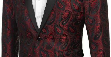 COOFANDY Men’s Casual Blazer Paisley Jackets Retro Suit Jacquard Floral Print One Button Stylish Coats Chic Tuxedo Dinner Jacket COOFANDY Men’s Casual Blazer Paisley Jackets Retro Suit Jacquard Floral Print One Button Stylish Coats Chic Tuxedo Dinner Jacket