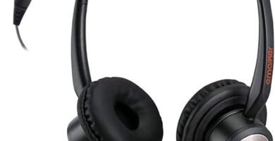 Call Center 3.5MM Headphones With Microphone, PC Headset with Noise Cancelling & Audio Controls, Computer Headphone For Business, PC, Laptop, Office, Skype, Zoom Etc Call Center 3.5MM Headphones With Microphone, PC Headset with Noise Cancelling & Audio Controls, Computer Headphone For Business, PC, Laptop, Office, Skype, Zoom Etc