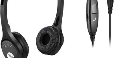 Callez USB Headset with Microphone Noise Cancelling for PC Laptop, Wired Computer Headphone for Teams Zoom Meeting Office Work Business Call Center, In-line Control, Clear Chat – black Callez USB Headset with Microphone Noise Cancelling for PC Laptop, Wired Computer Headphone for Teams Zoom Meeting Office Work Business Call Center, In-line Control, Clear Chat – black