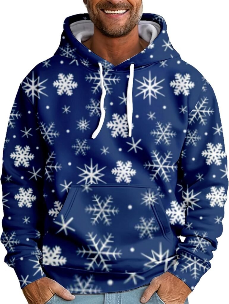 Christmas Hoodies Men Trendy Funny Long Sleeve Winter Santa Hoodie Outdoor Plus Size Fall Pullover Xmas Sweatshirts Casual Loose Hooded Outfits Novelty 3D Printed Sweaters Christmas Hoodies Men Trendy Funny Long Sleeve Winter Santa Hoodie Outdoor Plus Size Fall Pullover Xmas Sweatshirts Casual Loose Hooded Outfits Novelty 3D Printed Sweaters