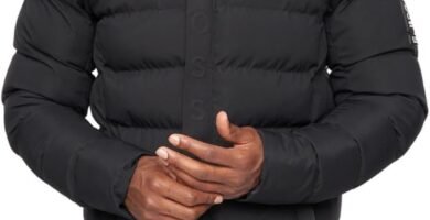 Crosshatch Mens Padded Longline Parka Heavy Coat Hooded Puffer Zip Pockets Bubble Winter Jacket by JEANBASE