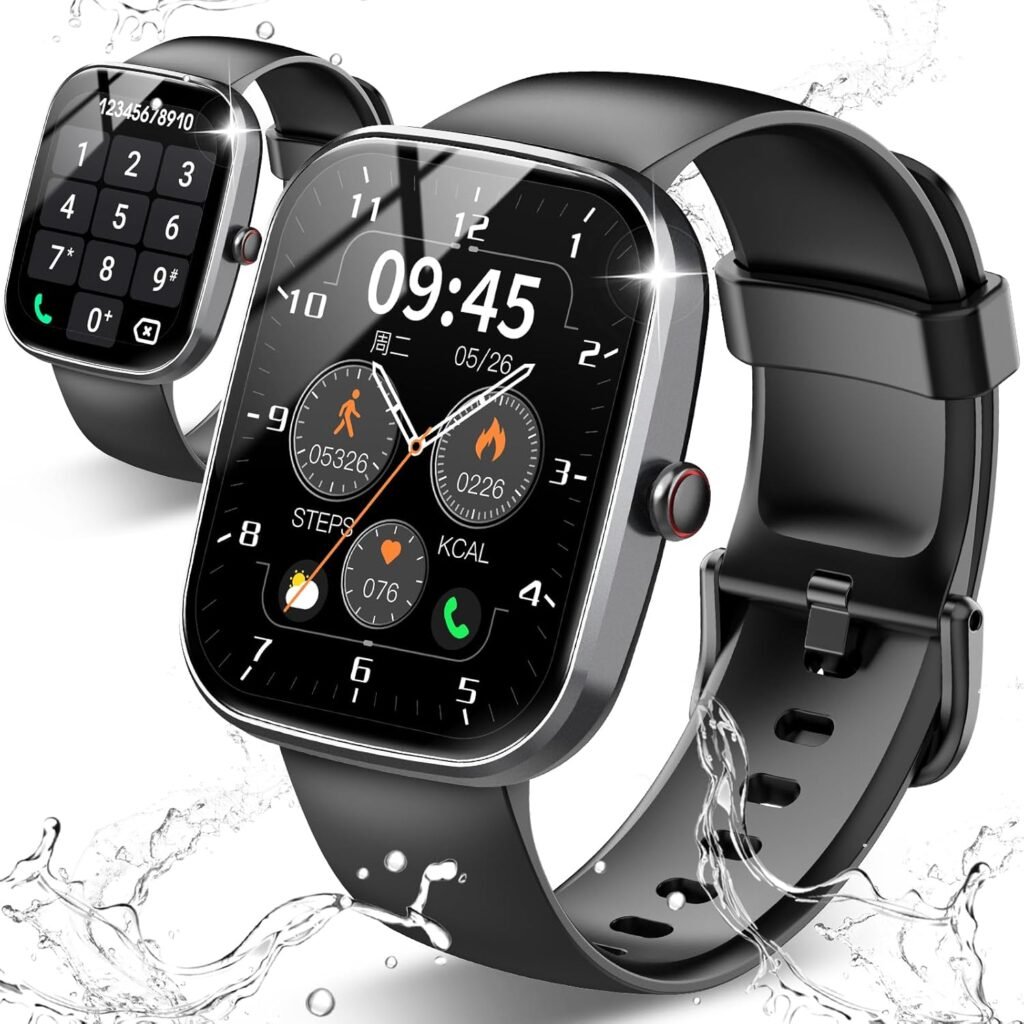 Csasan Smart Watch for Men Women Answer/Make Calls, 1.91″ Touch smartwatch for men, 110+ Sports Modes with Heart Rate Sleep Monitor Step Counter, IP68 Waterproof Fitness Watch for Android IOS, Black Csasan Smart Watch for Men Women Answer/Make Calls, 1.91″ Touch smartwatch for men, 110+ Sports Modes with Heart Rate Sleep Monitor Step Counter, IP68 Waterproof Fitness Watch for Android IOS, Black