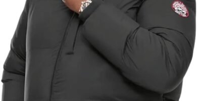 D555 Quilted Puffer Jacket For Men With Half Micro Fleece Lining And Hood in Black,3XL-6XL