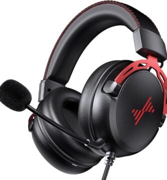 DEEBOX Gaming Headset for PS4 PC Xbox One PS5 Controller, Noise Cancelling Over Ear Headphones with Mic, Surround Sound Wired Gamer Headsets for Computer Laptop Mac Nintendo NES Games DEEBOX Gaming Headset for PS4 PC Xbox One PS5 Controller, Noise Cancelling Over Ear Headphones with Mic, Surround Sound Wired Gamer Headsets for Computer Laptop Mac Nintendo NES Games