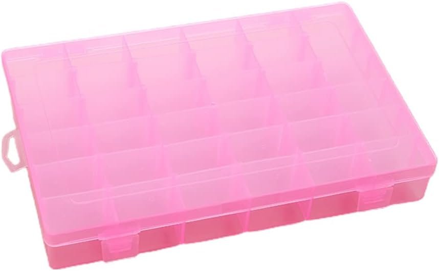 DINSOAVR Useful Clear Storage Box Detachable Jewelry Storage Container For Creative Gifts For Kids Teens Adults Boys Girl