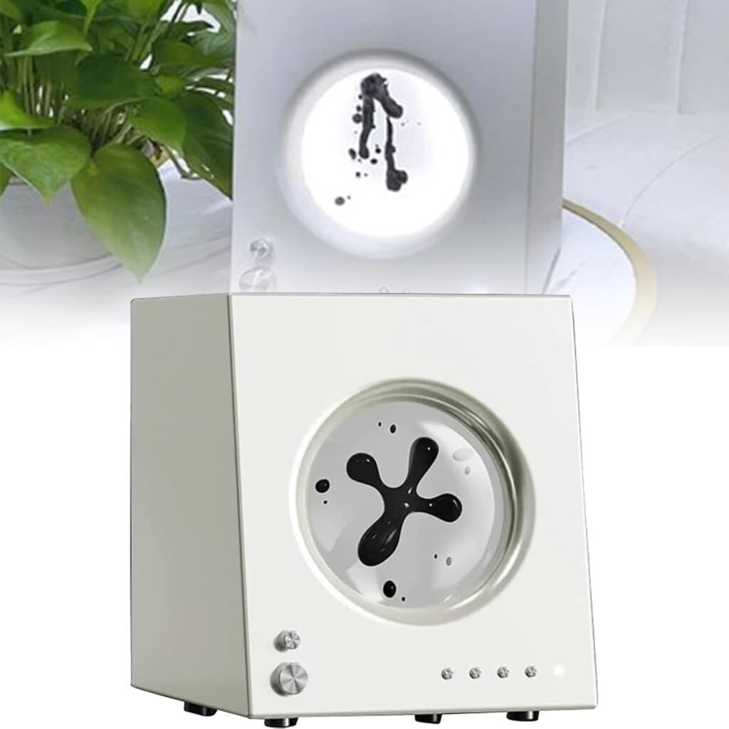 DPQYJPP Magnetic Fluid Speaker, 360° Surround Sound Touch Bluetooth Speaker, Home Theater Audio System, magnetic fluid speaker venom box bluetooth audio speaker,White DPQYJPP Magnetic Fluid Speaker, 360° Surround Sound Touch Bluetooth Speaker, Home Theater Audio System, magnetic fluid speaker venom box bluetooth audio speaker,White