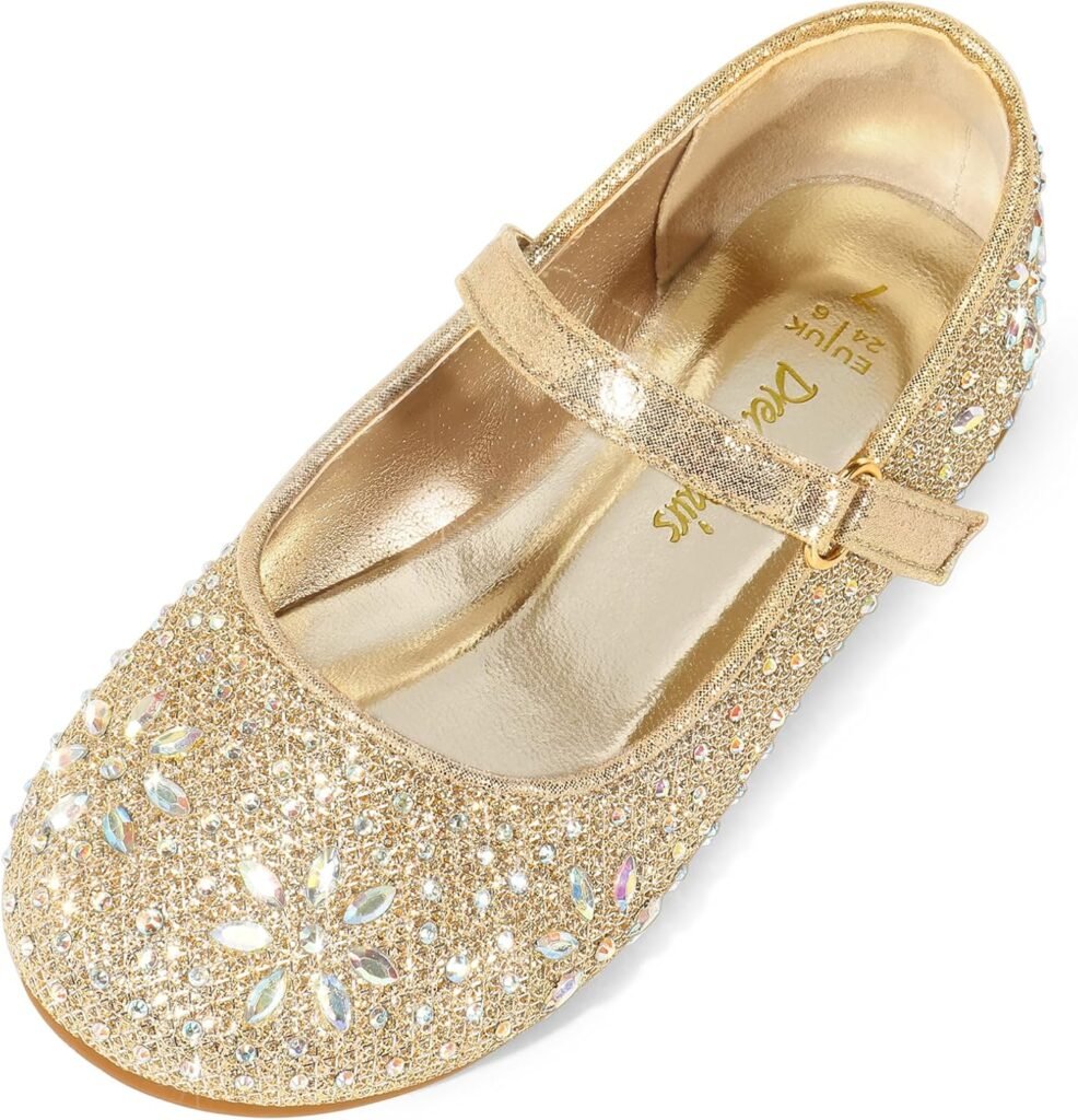 DREAM PAIRS Girl’s Dress School Wedding Shoes Rhinestone Buckle Strap Ballerina Ballet Flats DREAM PAIRS Girl’s Dress School Wedding Shoes Rhinestone Buckle Strap Ballerina Ballet Flats