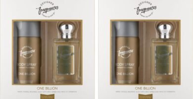 Designer Fragrances One Billion Male Twin Gift Set – Includes 2 x 150ml Body Spray Deodorant Cans, 2 x 50ml Men’s Eau De Parfum Sprays – For Instant Freshness on The Go – Long Lasting Smells Designer Fragrances One Billion Male Twin Gift Set – Includes 2 x 150ml Body Spray Deodorant Cans, 2 x 50ml Men’s Eau De Parfum Sprays – For Instant Freshness on The Go – Long Lasting Smells