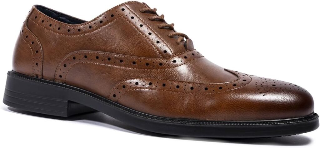 Dr Lightfoot Men’s Wide Fit Memory Foam Insock Oxford Brogue Shoes Dr Lightfoot Men’s Wide Fit Memory Foam Insock Oxford Brogue Shoes