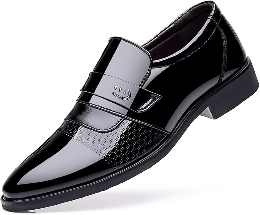 EDITCOZY Mens Dress Slip On Loafer Shoes Driving Leather Lined Oxfords Wedding Guest Moccasin Formal Business Work Shoes EDITCOZY Mens Dress Slip On Loafer Shoes Driving Leather Lined Oxfords Wedding Guest Moccasin Formal Business Work Shoes