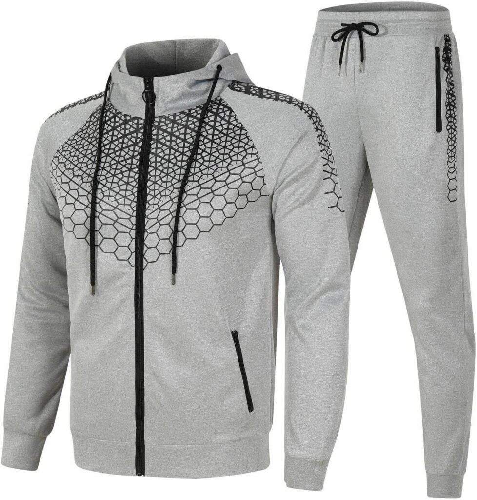 ENYY Men’s Tracksuit Zipper Joggers Hoodie Sweatshirt Pants Set Two Piece Sweatsuits Outfits Sports Suit Activewear Patchwork Jackets Sweatshirt Jogger Sweatpants Fall Winter Athletic Sports Suits ENYY Men’s Tracksuit Zipper Joggers Hoodie Sweatshirt Pants Set Two Piece Sweatsuits Outfits Sports Suit Activewear Patchwork Jackets Sweatshirt Jogger Sweatpants Fall Winter Athletic Sports Suits