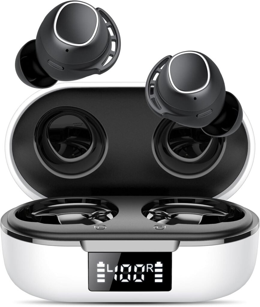 Ear Buds Wireless Earbuds, Bluetooth Headphones 5.3 In Ear with 4 ENC Noise Cancelling Mic, Bass Boost 90%, 60H Playtime Bluetooth Earphones, NEW Mini Bluetooth Earbuds IP8 Waterproof, USB-C Ear Buds Wireless Earbuds, Bluetooth Headphones 5.3 In Ear with 4 ENC Noise Cancelling Mic, Bass Boost 90%, 60H Playtime Bluetooth Earphones, NEW Mini Bluetooth Earbuds IP8 Waterproof, USB-C