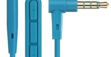 Earla Tec Replacement Audio Cable Cord Extension Wire for Bose QuietComfort QC25 QC35 Headphones with in line Mic Volume Control (Blue) Earla Tec Replacement Audio Cable Cord Extension Wire for Bose QuietComfort QC25 QC35 Headphones with in line Mic Volume Control (Blue)