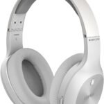 Edifier W800BT Plus Wireless Over-Ear Headphones, Bluetooth Headset with CVC™ 8.0 Call Noise Cancellation, 55 Hours Playtime, Built-in Microphone, APP Control, White