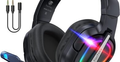 Fachixy「2024 New」FC-200 Foldable Gaming Headset for PS4/PC/Xbox/Nintendo Switch, PS5 Headset with ENC Mic, 3.5mm Gaming Headphones with RGB Light Fachixy「2024 New」FC-200 Foldable Gaming Headset for PS4/PC/Xbox/Nintendo Switch, PS5 Headset with ENC Mic, 3.5mm Gaming Headphones with RGB Light