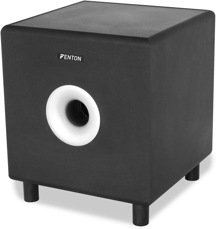Fenton SHFS08B Active Powered Home Theatre Bass Sub Hifi Subwoofer Speaker 8″ 200W Fenton SHFS08B Active Powered Home Theatre Bass Sub Hifi Subwoofer Speaker 8″ 200W