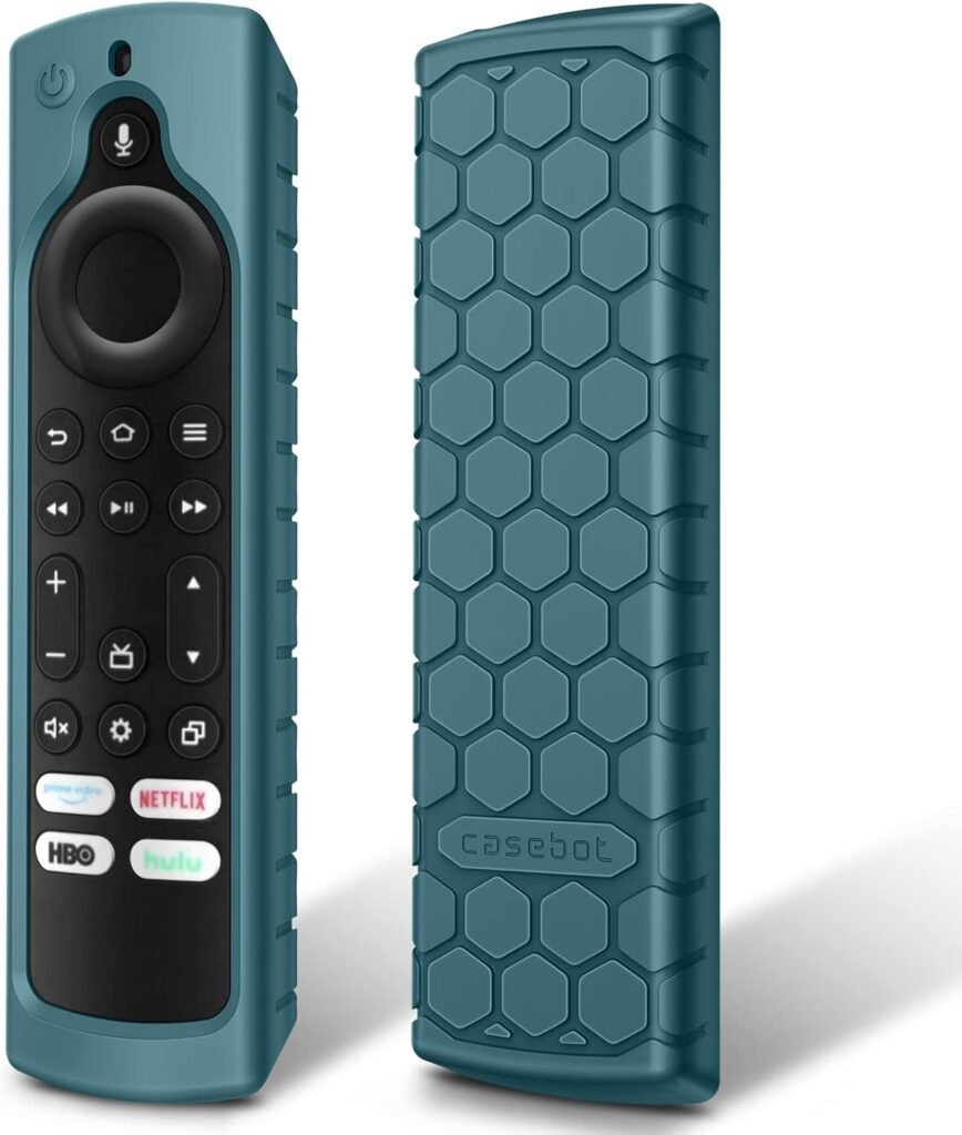 Fintie Silicone Case for Fire TV Stick 4K Max (2nd Gen)/Toshiba/Insignia/Pioneer/Fire TV 2-Series/4-Series/Omni Series TV Remote – Anti Slip Shockproof Cover for Alexa Voice Remote Enhanced,Dark Cyan Fintie Silicone Case for Fire TV Stick 4K Max (2nd Gen)/Toshiba/Insignia/Pioneer/Fire TV 2-Series/4-Series/Omni Series TV Remote – Anti Slip Shockproof Cover for Alexa Voice Remote Enhanced,Dark Cyan