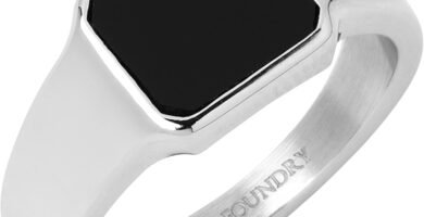 Forge & Foundry Men’s Polished Stainless Steel and Onyx Gemstone Signet Ring | The Gentleman’s Ring | Hand-Crafted Jewellery, Designed by Jewellers, Forged for Men Forge & Foundry Men’s Polished Stainless Steel and Onyx Gemstone Signet Ring | The Gentleman’s Ring | Hand-Crafted Jewellery, Designed by Jewellers, Forged for Men