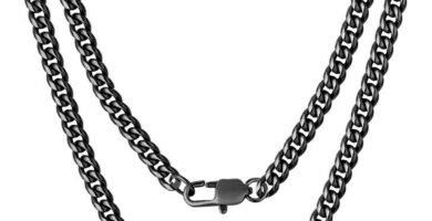 GAOHUI Cuban Link Chain Mens Chain, Silver Cuban Link Chain 316l Stainless Steel Mens Chain Necklaces Jewelry Gifts 18, 20, 22, 24, 26 Inch, Men’s Jewelry Gift-With (Send Gift Box) GAOHUI Cuban Link Chain Mens Chain, Silver Cuban Link Chain 316l Stainless Steel Mens Chain Necklaces Jewelry Gifts 18, 20, 22, 24, 26 Inch, Men’s Jewelry Gift-With (Send Gift Box)