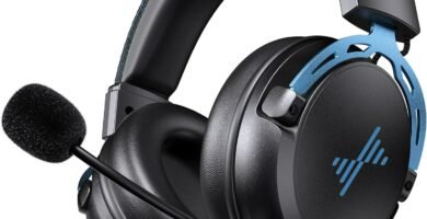 Gaming Headset for PS4 PC Xbox One PS5 Controller, Noise Cancelling Over Ear Headphones with Mic, Surround Sound Wired Gamer Headsets for Computer Laptop Mac Nintendo NES Games Gaming Headset for PS4 PC Xbox One PS5 Controller, Noise Cancelling Over Ear Headphones with Mic, Surround Sound Wired Gamer Headsets for Computer Laptop Mac Nintendo NES Games