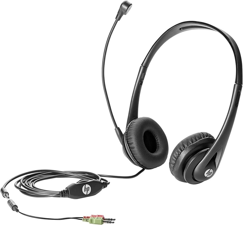 HP Business Headset v2 – Headset – full size – wired – for Elite Slice G2, EliteDesk 705 G5, 800 G5, ProDesk 600 G5, ProOne 400 G5, 440 G5, 600 G5