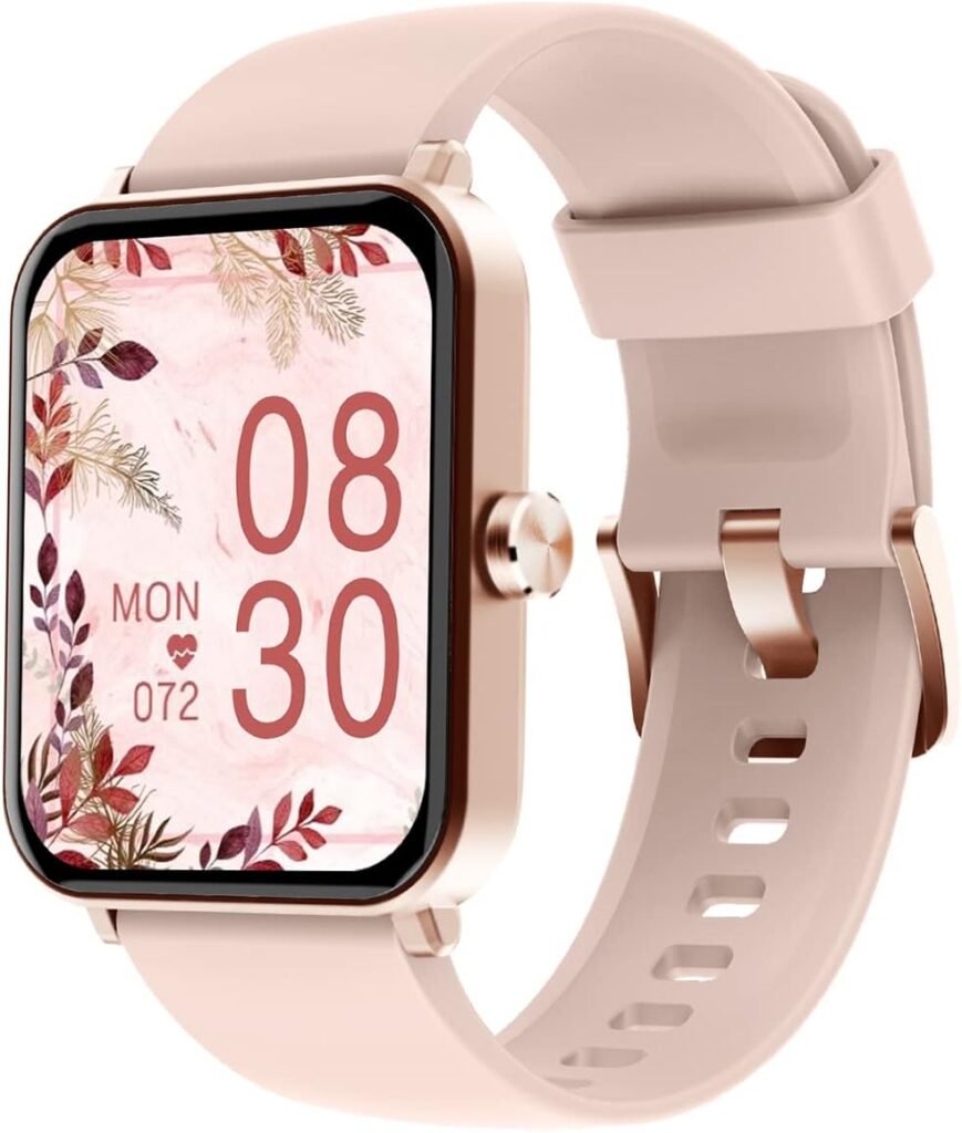 HUAKUA Smart Watches for Women,1.69 inch HD Touch Screen Smart Watch Fitness Watch with SpO2 Heart Rate Monitor Sleep Tracker Pedometer Personalized Watch Face Multi Sport Modes for Android iOS HUAKUA Smart Watches for Women,1.69 inch HD Touch Screen Smart Watch Fitness Watch with SpO2 Heart Rate Monitor Sleep Tracker Pedometer Personalized Watch Face Multi Sport Modes for Android iOS