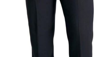 Haggar Men’s Premium Comfort Straight Fit Flat Front Dress Pant Haggar Men’s Premium Comfort Straight Fit Flat Front Dress Pant