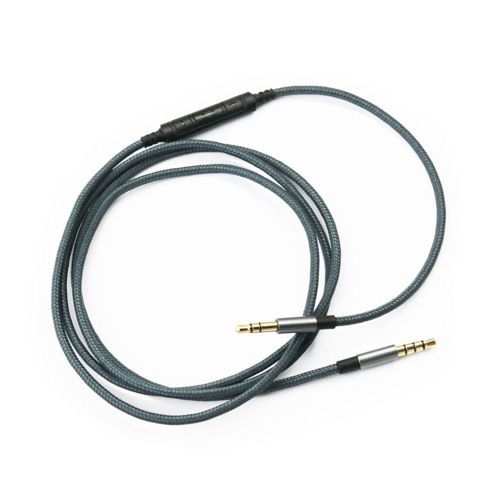 HansnBy Audio Cable for Philips Audio Fidelio X2HR, Audio Fidelio L2, SHP9600 Wired, SHP9500, SHP9500S Headphone, Remote Volume Control Mic for Android Smartphones HansnBy Audio Cable for Philips Audio Fidelio X2HR, Audio Fidelio L2, SHP9600 Wired, SHP9500, SHP9500S Headphone, Remote Volume Control Mic for Android Smartphones