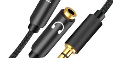 Headphone Mic Splitter 3.5mm Jack Audio Mic Braided Adapter Aux Male to 2 Female PC Headset Microphone Cable Compatible with Gaming Headset, Speaker, Desktop, Laptop, Xbox, PS5 PS4 Controller Headphone Mic Splitter 3.5mm Jack Audio Mic Braided Adapter Aux Male to 2 Female PC Headset Microphone Cable Compatible with Gaming Headset, Speaker, Desktop, Laptop, Xbox, PS5 PS4 Controller
