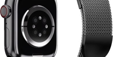 Higgs Strap Compatible with Apple Watch Straps 10 42mm 41mm 40mm 38mm for Women and Men, Dual Magnetic Adjustable Replacement Band for iWatch Series 9 8 SE 7 6 5 4 3 2 1,Black Stainless Steel Metal Higgs Strap Compatible with Apple Watch Straps 10 42mm 41mm 40mm 38mm for Women and Men, Dual Magnetic Adjustable Replacement Band for iWatch Series 9 8 SE 7 6 5 4 3 2 1,Black Stainless Steel Metal