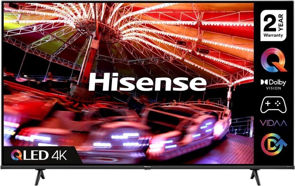 Hisense 50E7HQTUK QLED Gaming Series 50-inch 4K UHD Dolby Vision HDR Smart TV with YouTube, Netflix,Disneyu + Freeview Play and Alexa Built-in, Bluetooth and WiFi, TUV Certificated (2022 NEW) Hisense 50E7HQTUK QLED Gaming Series 50-inch 4K UHD Dolby Vision HDR Smart TV with YouTube, Netflix,Disneyu + Freeview Play and Alexa Built-in, Bluetooth and WiFi, TUV Certificated (2022 NEW)