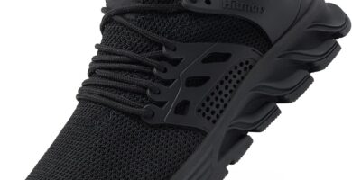 Hitmars Safety Trainers Men Women Steel Toe Cap Trainers Lightweight Work Trainers Safety Shoes Breathable Safety Boots Non Slip Industrial Sneakers Black UK 3.5-13