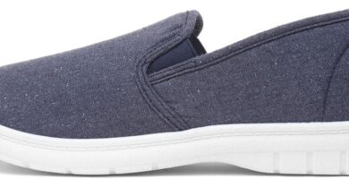 Hobos Baker Mens Navy Twin Gusset Canvas