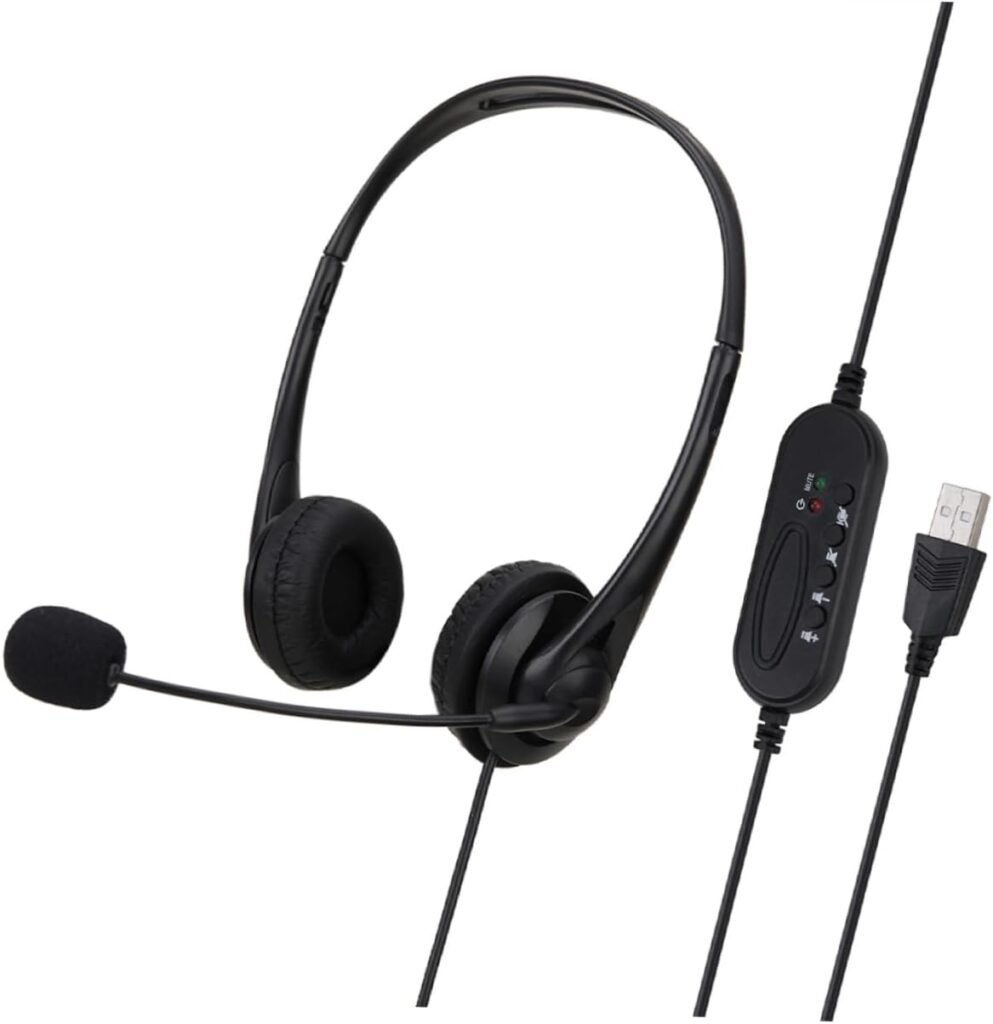 Homoyoyo Business Traffic Headset Microphone for Computer Call Center Headphone Computer Headset Noise Cancelling over Ear Headphones Computer Microphone Pu Phone Case Over-the-ear Student Homoyoyo Business Traffic Headset Microphone for Computer Call Center Headphone Computer Headset Noise Cancelling over Ear Headphones Computer Microphone Pu Phone Case Over-the-ear Student