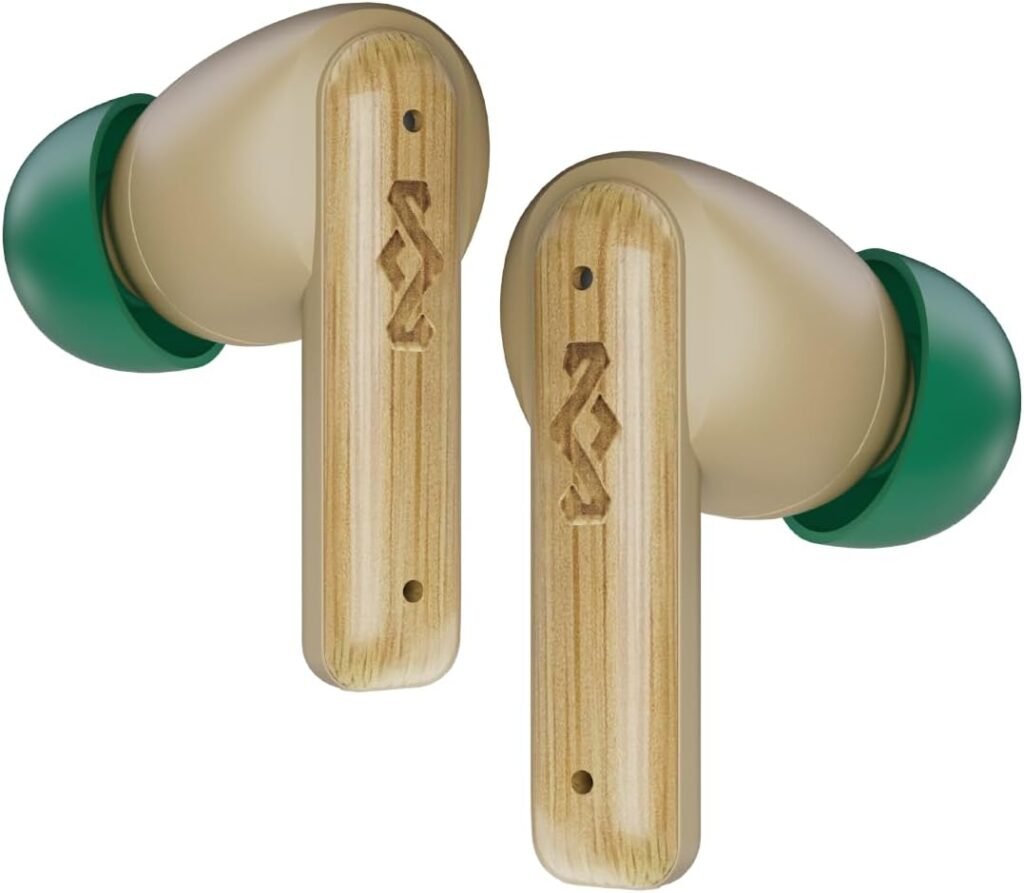 House of Marley Little Bird True Wireless Bluetooth Earbuds – IPX4 Ear Buds with Built-in Microphone, 24 Hr Playtime In Ear Headphones, USB-C Quick Charge Earphones Case, Sustainable Materials, Cream House of Marley Little Bird True Wireless Bluetooth Earbuds – IPX4 Ear Buds with Built-in Microphone, 24 Hr Playtime In Ear Headphones, USB-C Quick Charge Earphones Case, Sustainable Materials, Cream
