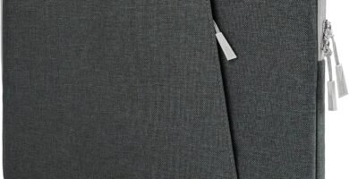 JETech Laptop Sleeve for 15-Inch Notebook, Compatible with MacBook Air 15-Inch M3/M2, MacBook Pro 16-Inch M4/M3/M2/M1, Waterproof Shockproof Case with Accessory Pocket Bag (Dark Grey)