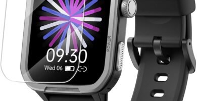 JOYELE Smart Watch for Kids, Tempered Glass Fitness Sport Watch Boy Girls Teens with 19 Sport Modes, Pedometer, Sleep Monitor, Kids Watch Birthday Gifts Toy Gift for Girls Boys 6-16 (Black) JOYELE Smart Watch for Kids, Tempered Glass Fitness Sport Watch Boy Girls Teens with 19 Sport Modes, Pedometer, Sleep Monitor, Kids Watch Birthday Gifts Toy Gift for Girls Boys 6-16 (Black)