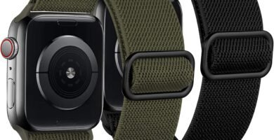 JUVEL Pack 2 Strap Compatible with Apple Watch Straps 45mm 44mm 41mm 40mm 38mm 42mm 49mm, Nylon Sport Elastic Replacement Solo Loop for iWatch SE Ultra Series 8 7 6 5 4 3 2 1, Black/Green JUVEL Pack 2 Strap Compatible with Apple Watch Straps 45mm 44mm 41mm 40mm 38mm 42mm 49mm, Nylon Sport Elastic Replacement Solo Loop for iWatch SE Ultra Series 8 7 6 5 4 3 2 1, Black/Green