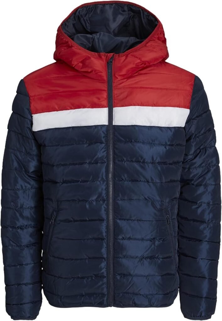Jack and Jones Mens Hooded Padded Jacket Jack and Jones Mens Hooded Padded Jacket