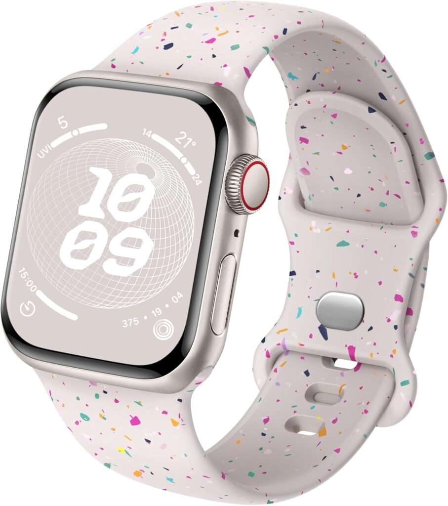 Joehwerr Sport Strap Compatible with Apple Watch Straps 40mm 41mm 38mm 42mm 44mm 45mm 46mm 49mm for Women Men, Recycled Plastic Soft Silicone Strap Band for iWatch SE Series 10 9 8 7 6 5 4 3 2 1 Ultra Joehwerr Sport Strap Compatible with Apple Watch Straps 40mm 41mm 38mm 42mm 44mm 45mm 46mm 49mm for Women Men, Recycled Plastic Soft Silicone Strap Band for iWatch SE Series 10 9 8 7 6 5 4 3 2 1 Ultra