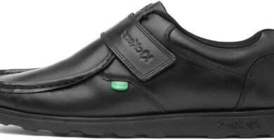 Kickers Men’s Fragma Single Strap Moc Toe Leather Shoes | Extra Comfortable | Added Durability | Premium Quality School