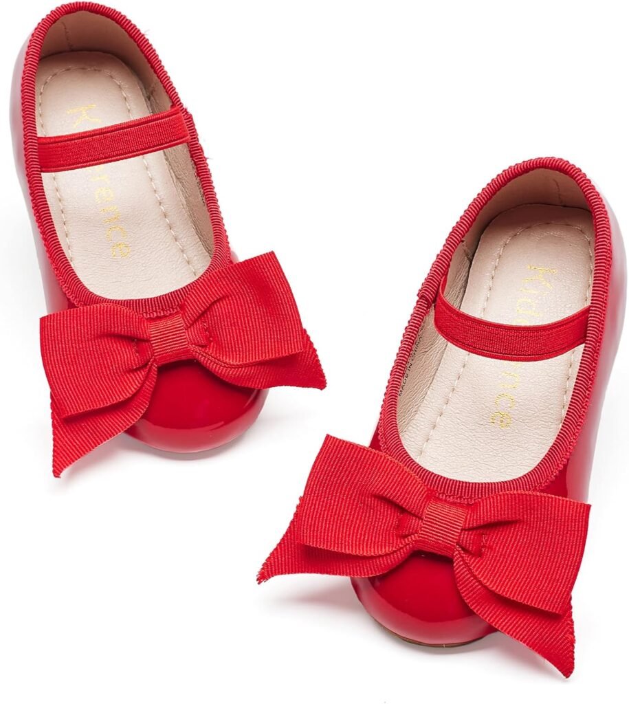 Kiderence Little Toddler Girls Dress Shoes Ballerina Ballet Flats Kids Mary Janes Kiderence Little Toddler Girls Dress Shoes Ballerina Ballet Flats Kids Mary Janes