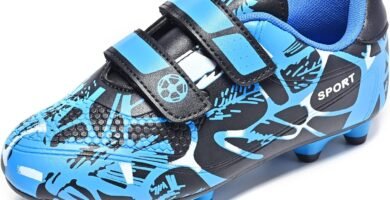 Kids Football Boots Astro Turf Trainers Boys Girls Non-Slip Soccer Training Shoes for Outdoor