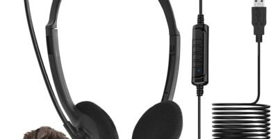 Kioriur Headsets Microphone Stereo Sound – Headphone Noise Canceling Mic, gamng Headset | Usb Computer gamng Headset, Over Ear Wired Headphones for Call Center Work Business Team Meetings Driving Kioriur Headsets Microphone Stereo Sound – Headphone Noise Canceling Mic, gamng Headset | Usb Computer gamng Headset, Over Ear Wired Headphones for Call Center Work Business Team Meetings Driving